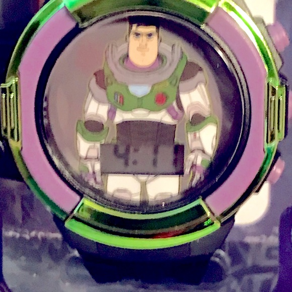 NIB Toy Story BUZZ LIGHTYEAR LCD Watch with Flashlight - Disney Pixar - Picture 7 of 11